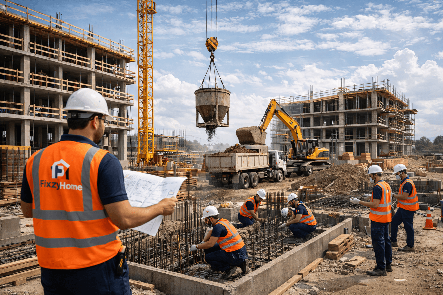 Construction services by FixzyHome